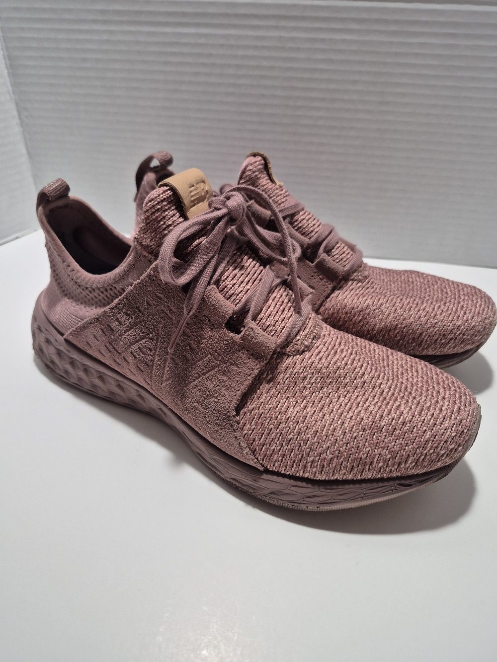 New Balance Women's Rose Knit Lace-Up Athletic Sneakers
